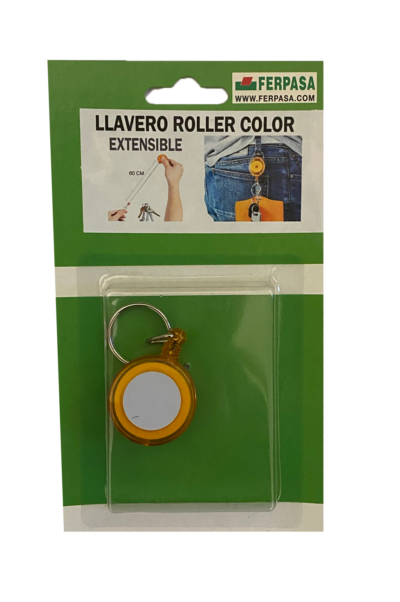 LLAVERO ROLLER EXTENSIBLE COLOR
