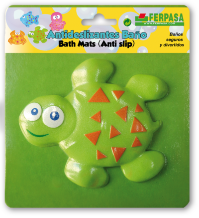 ANTIDESLIZANTE BAÑERA TORTUGAS BL.2