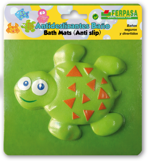 ANTIDESLIZANTE BAÑERA TORTUGAS BL.2