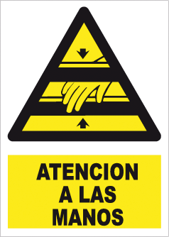 CARTEL Nº 9161 - PELIGRO PROD. TOXICOS ADH 7X5 CM