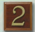 RÓTULOS PLANTA ABREV MADERA 120X120 MM