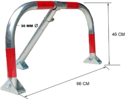 VALLA PARKING  MOD CLASSIC ACERO INOX. C/PORTACANDADO - Imagen 3