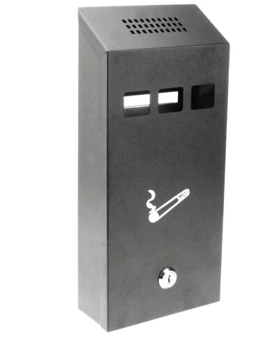 CENICERO PARED RECTANGULAR GRIS 15X6X32 CM