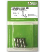TORNILLOS INOX. CON TUERCA TERMINAL