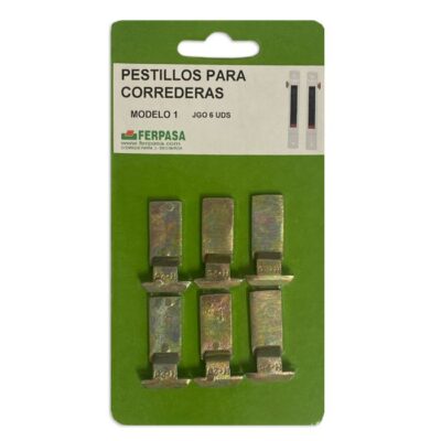JUEGO DE 6 PESTILLOS MISMO MODELO