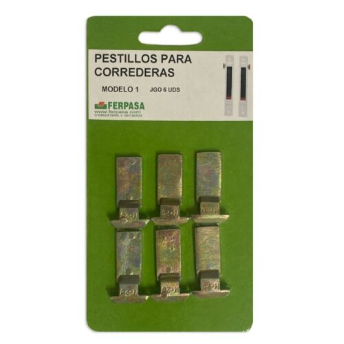 JUEGO DE 6 PESTILLOS MISMO MODELO