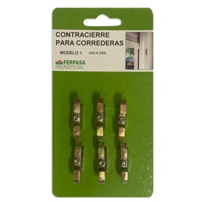 JUEGO DE 6 CONTRACIERRES MISMO MODELO