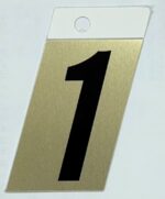 NÚMEROS ALUMINIO ADHESIVO 1''