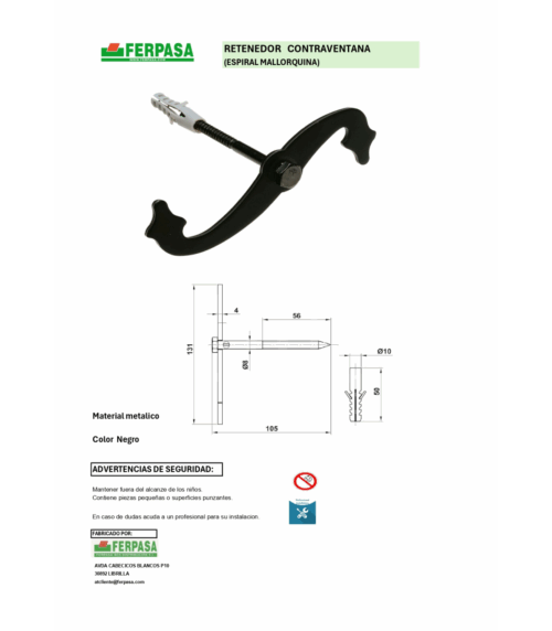 RETENEDOR MALLORQUINA BLISTER - Imagen 3