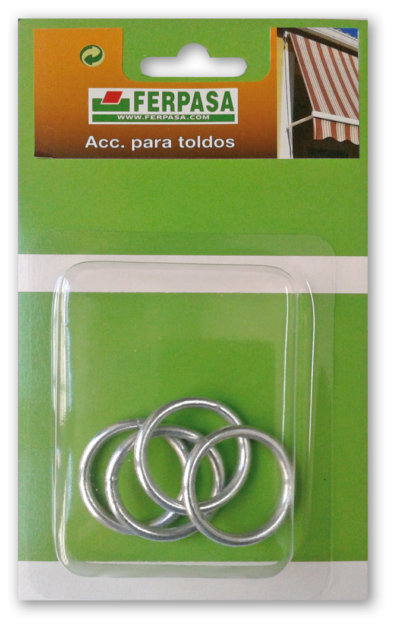 ANILLAS SOLDADAS ZINCADAS