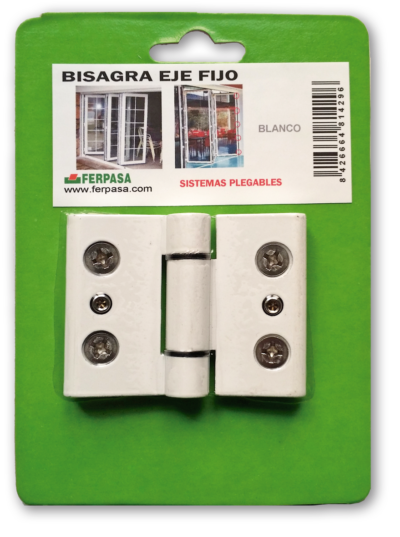 BISAGRA PLEGABLE CON EJE FIJO 60MM