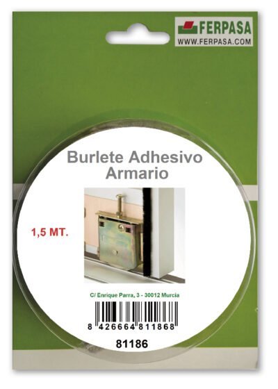 BURLETE FLECOS ADHESIVO PARA ARMARIO