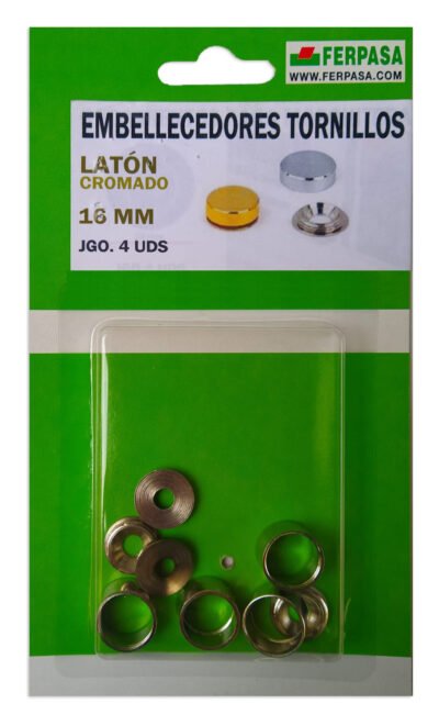 EMBELLECEDOR LATÓN PARA TORNILLOS