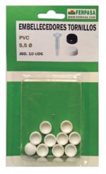 EMBELLECEDOR TORNILLOS PVC