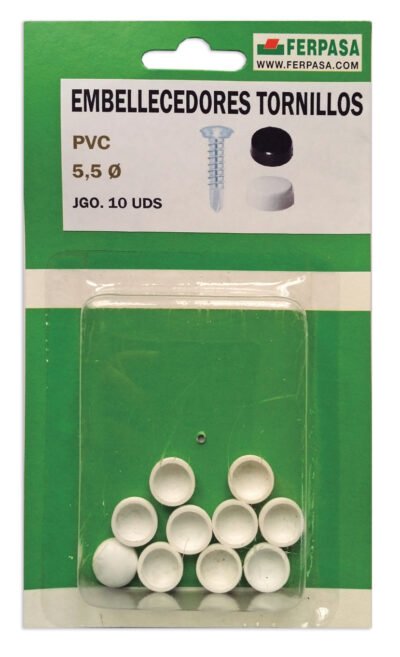 EMBELLECEDOR TORNILLOS PVC