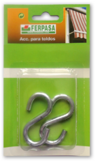 GANCHO ''S'' ZINCADO