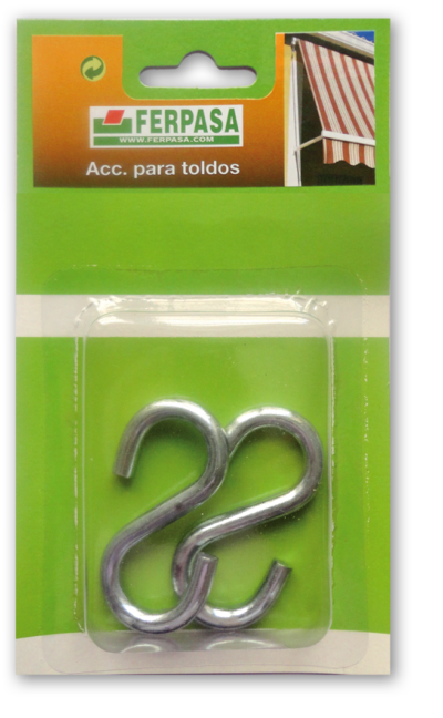 GANCHO ''S'' ZINCADO