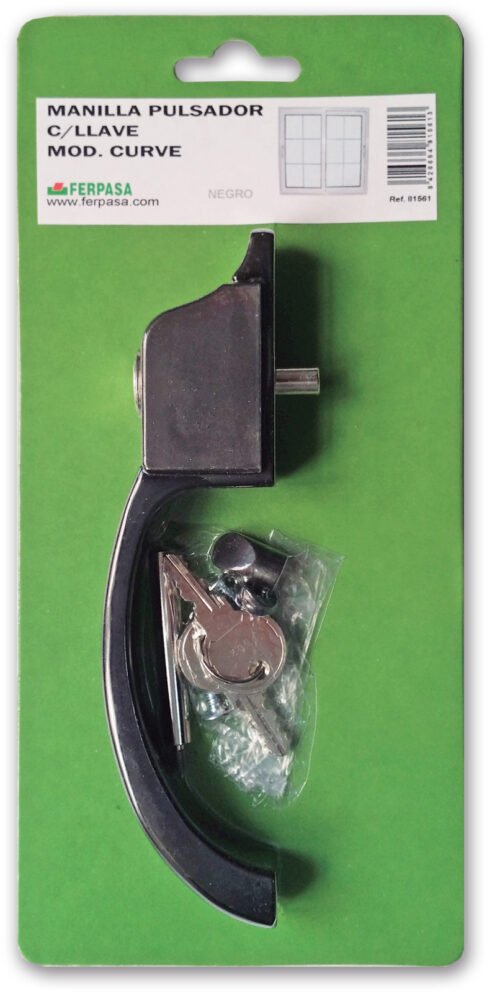 MANILLA PULSADOR C/LLAVE MOD. CURVE