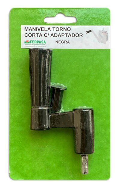 MANIVELA CORTA CON ADAPTADOR
