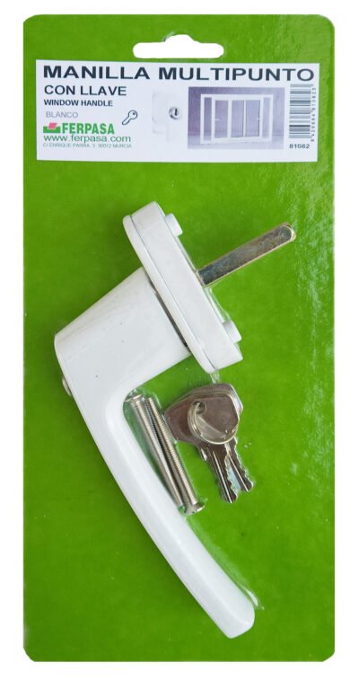 MANILLA RECTA CON LLAVE Y CUADRADILLO