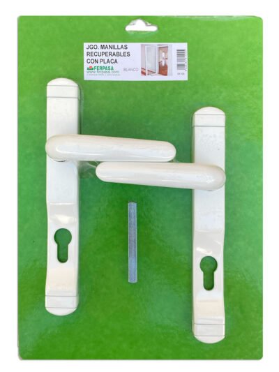 MANILLAS RECUPERABLES CON PLACA Y PROTECTOR DE CILINDRO