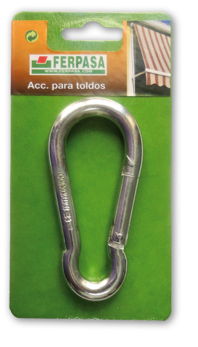 MOSQUETÓN BOMBERO ZINCADO