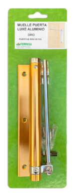 MUELLE PUERTA LUXE ALUMINIO