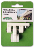 POLEA BRIDA C/RODAMIENTO TOLDO