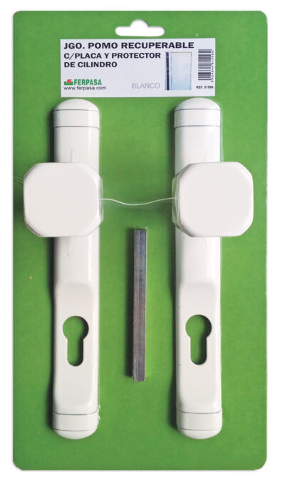 POMO RECUPERABLE C/PLACA Y PROTECTOR DE CILINDRO (JUEGO 2)