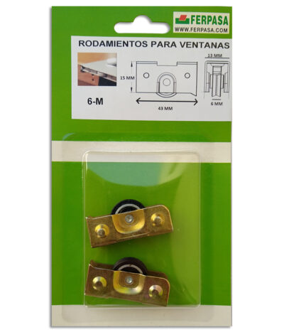 RODAMIENTO METAL 6-M