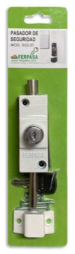 PASADOR DE SEGURIDAD CON CERRADURA SOLID