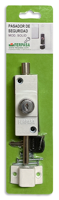 PASADOR DE SEGURIDAD CON CERRADURA SOLID