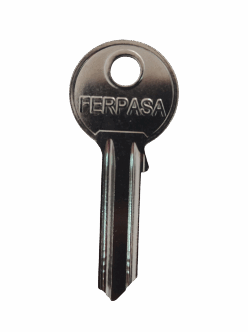 Llave en bruto latón cilindro Europerfil serreta  (Bolsa de 10 uds.)