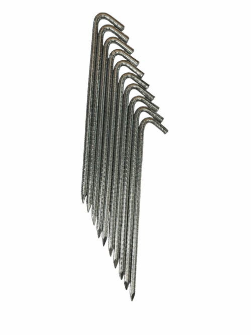 PIQUETAS ACERO ZINCADO 250 X8 MM - Imagen 2