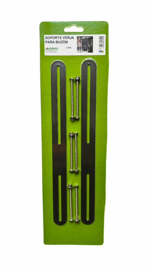 SOPORTE ACERO VERJA BUZÓN