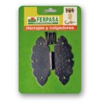 BISAGRA MARIPOSA NEGRO FORJA BLISTER