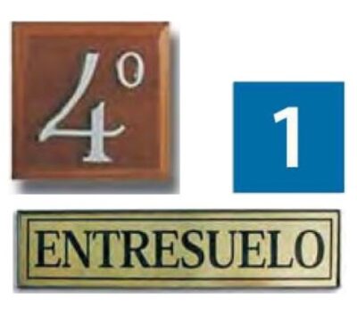 ROTULACIÓN PARA VIVIENDAS