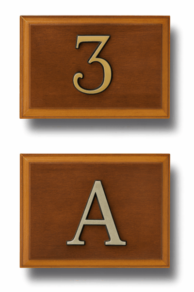 Rótulos Madera Puerta (110x80 mm)