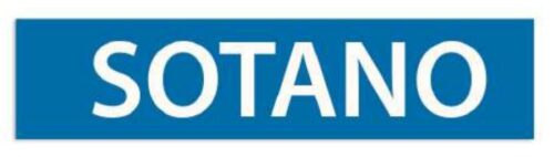 Rótulos Metacrilato Planta (300x70 mm)