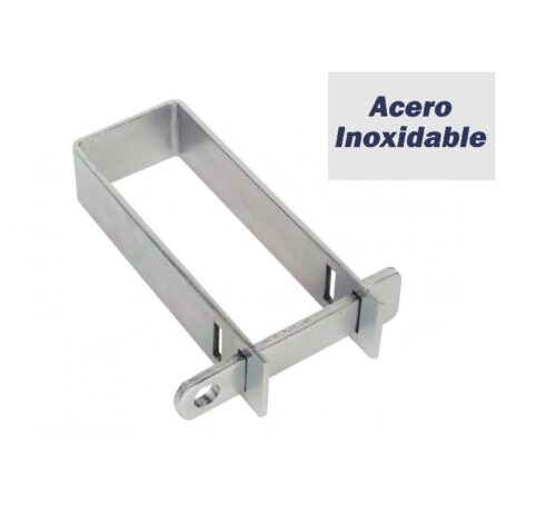 CIERRE PORTACANDADO VERJA ACERO INOX