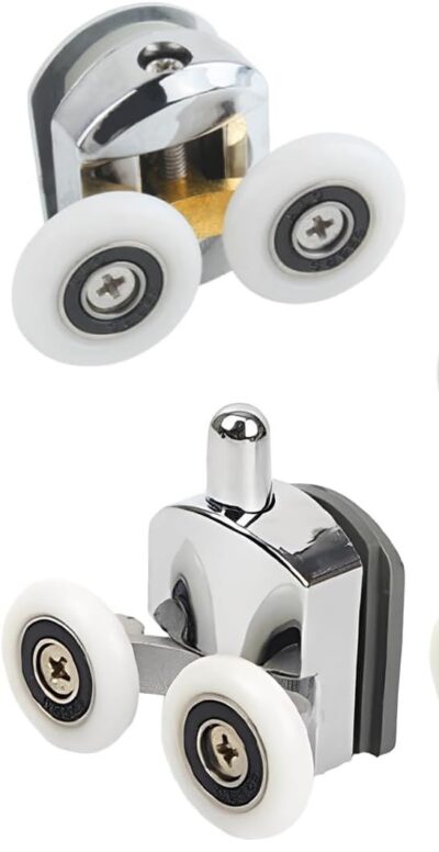 RODAMIENTO MAMPARA MOD GLASS CROM C/ SOPORTE BL.2