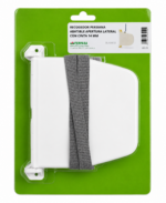 RECOGEDOR PERSIANA ABATIBLE APERTUTA LATERAL CON CINTA 14 MM
